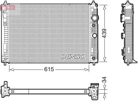 Радиатор охлаждения Denso DRM46045 Купить в Украине