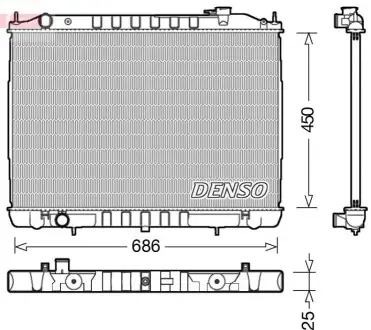 Теплообменник Denso DRM46050