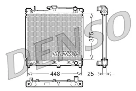 Конденсер Denso DRM47014