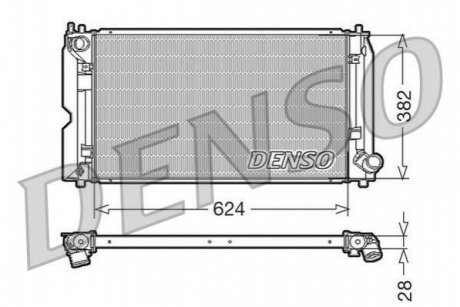 Радиатор DENSO DRM50012