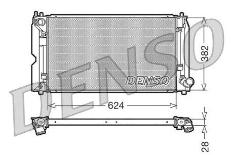 Радиатор DENSO DRM50012