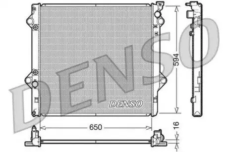 Конденсер Denso DRM50036