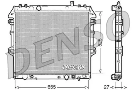 Радиатор охлаждения Denso DRM50045 Купить в Украине