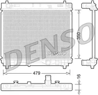 Радіатор двигуна TOYOTA URBAN CRUISER, VERSO S 1.4D 01.09-10.16 Denso DRM50059