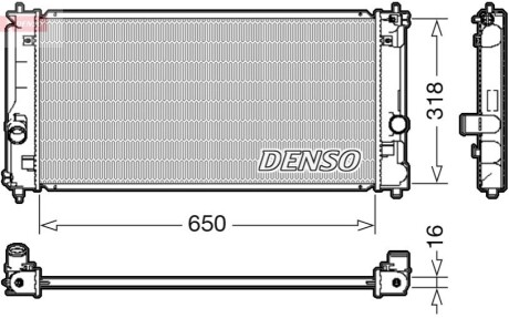 Теплообмінник DENSO DRM50081 (фото 1)