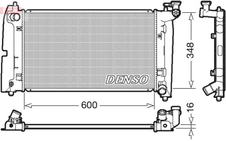 Радиатор DENSO DRM50085 (фото 1)