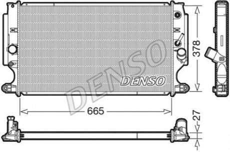 Радіатор DENSO DRM50088