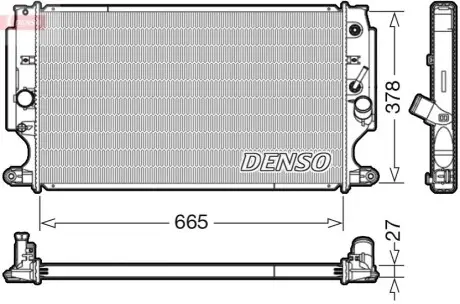 Радиатор Denso DRM50088