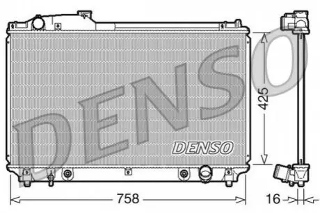 Радиатор, охлаждение двигателя Denso DRM51003