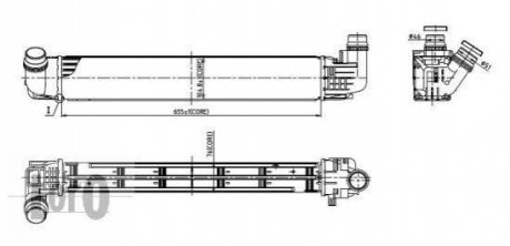 Радиатор интеркулера DUSTER 1.5 dCi 10- DEPO 0100180003 (фото 1)