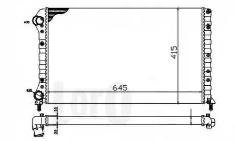 Теплообмінник DEPO 0170170045 Купити в Україні