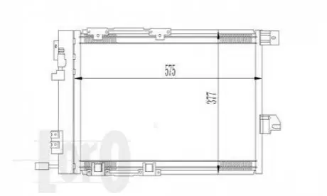 Радіатор кондиціонера ASTRA G/ZAFIRA A 1.2 i 16V/ 1.6 GAS 98- DEPO 037-016-0008 Купити в Україні