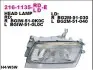 Фара Лів (H4/W5W, електричн, ручн, без мотора, колір відбивача: хром) MAZDA 323 V BA 09.94-09.98 DEPO (216-1135L-LD-E) зображення 1