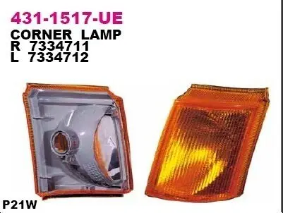 Лампа сигналу повороту переднього Лів (помаранч, P21W) FORD TRANSIT IV FL 01.91-09.94 DEPO 4311517LUE