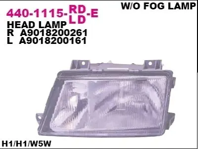 Фара автомобильная DEPO 4401115RLDE