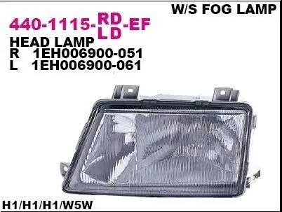 Фара автомобильная DEPO 4401115RLDEF