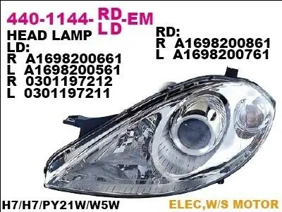 Фара головна, правая DEPO 4401144RLDEM