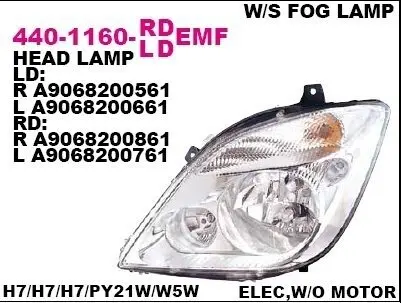 Фара передняя DEPO 4401160LLDEMF