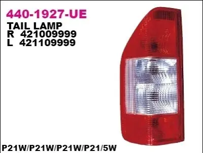 Задний фонарь Левый DEPO 4401927LUE Купить в Украине