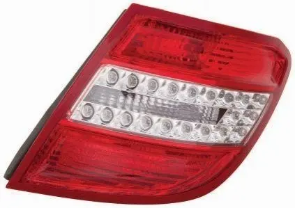Ліхтар задній Лів (LED/P21W/W5W, колір повороту прозор, колір скла червон) MERCEDES C-KLASA W204 Універсал 01.07-03.11 DEPO 4401964LUE