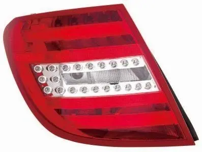 Ліхтар задній Прав (LED/P21W, колір повороту білий, колір скла червон) MERCEDES C-KLASA W204 Універсал 03.11-12.13 DEPO 4401985RUE