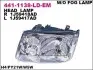 Фара передняя DEPO (441-1138L-LD-EM) изображение 1