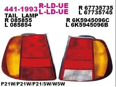Задній ліхтар DEPO 441-1993R-LD-UE