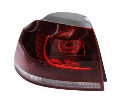 Фонарь задний Лев (наружн, LED/WY21W, цвет поворота белый, цвет стекла красн) VW GOLF VI Хэтчбек 10.08-11.13 DEPO 44119B3LAE