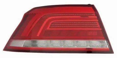 Ліхтар задній Лів (зовнішн, LED, колір повороту помаранчевий) VW PASSAT B8 Седан 08.14-01.19 DEPO 44119G7LAE