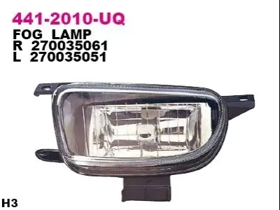 Протитуманна фара DEPO 4412010RUQ Купити в Україні