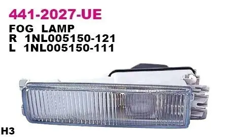 Протитуманна фара передн Лів (H3) AUDI 80 B4 09.91-08.00 DEPO 4412027LUE