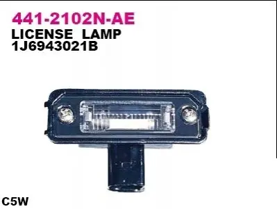 Лампа освещения номерного знака DEPO 4412102NAE