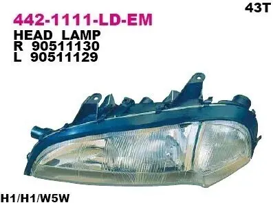 Фара автомобильная DEPO 4421111RLDEM