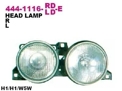Фара передняя DEPO 444-1116L-LD-E