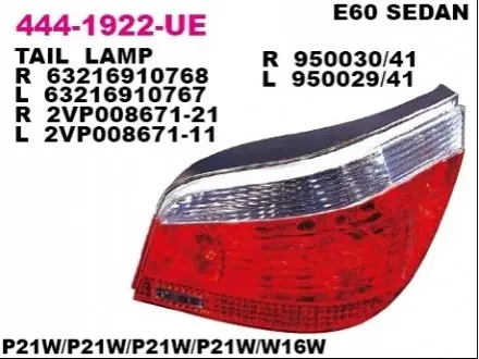 Задний фонарь DEPO 4441922LUE