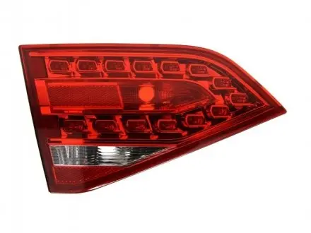 Ліхтар задній Лів (внутрішня частина, LED/P21W/W16W, колір повороту білий, колір скла червон) AUDI A4 B8 Седан / Універсал 4D 11.07-10.11 DEPO 4461312LUE