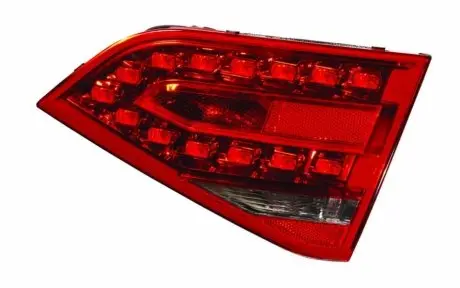 Ліхтар задній Прав (внутрішня частина, LED/P21W/W16W, колір повороту димчастий, колір скла червон) AUDI A4 B8 Седан 4D 11.07-10.11 DEPO 446-1312R-UE