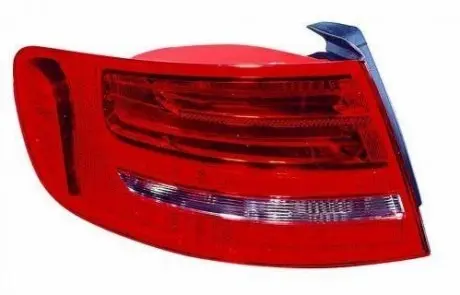Ліхтар задній Лів (зовнішн, P21W/W16W, колір повороту білий, колір скла червон) AUDI A4 B8 Універсал 5D 11.07-05.16 DEPO 4461912LUE