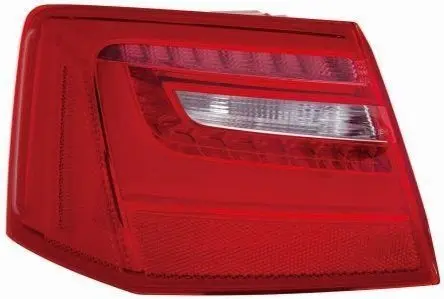 Ліхтар задній Лів (зовнішн, LED/W16W, колір повороту червоний, колір скла червон) AUDI A6 C7 Седан 11.10-04.15 DEPO 4461927LAE