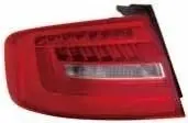 Ліхтар задній Лів (зовнішн, LED/W16W, колір повороту білий) AUDI A4 B8 Седан 4D 11.11-05.16 DEPO 446-1936L-UE