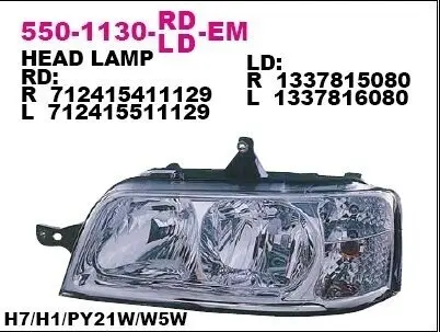 Фара передняя DEPO 550-1130L-LD-EM