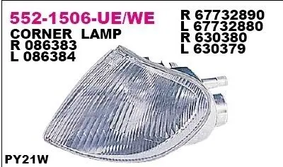 Показатель поворота DEPO 552-1506L-UE