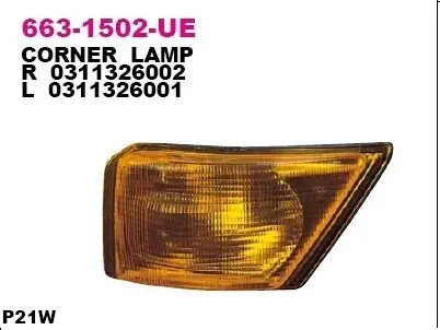 Показатель поворота DEPO 663-1502L-UE