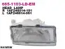 Фара Лів (H4/W5W, електричн, без мотора) SKODA FELICIA II 01.98-04.02 DEPO (665-1103L-LD-EM) зображення 1