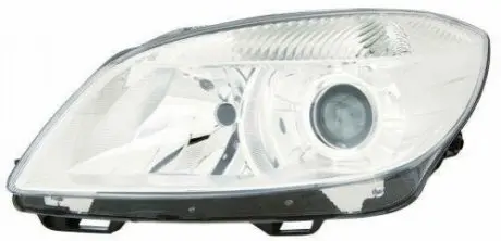 Фара Лів (H7/H7, електричн, з мотором, колір відбивача: хром) SKODA FABIA II, ROOMSTER 03.10-04.15 DEPO 6651121LMLDEM Купити в Україні
