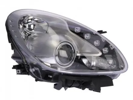 Фара Прав (H1/H7/LED, електричн, з мотором, колір відбивача: хром, колір повороту: білий) ALFA ROMEO GIULIETTA 04.10-03.16 DEPO 6671118RMLDEM1