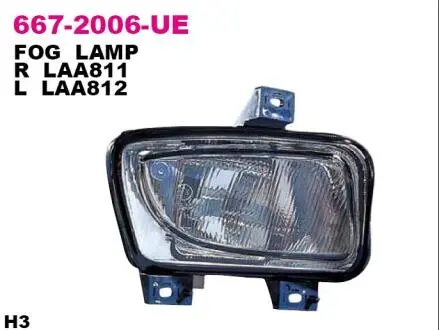 Противотуманная фара передн Прав (H3) ALFA ROMEO 166 09.98-11.03 DEPO 6672006RUE