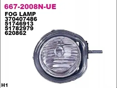 Фара противотуманная передняя/элементы DEPO 6672008NUE