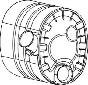 Глушитель, выпускная система Dinex 80393