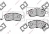 Гальмівні колодки, дискове гальмо (набір) DJ PARTS BP1000 (фото 1)